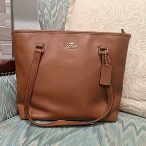 Coach Zip Top Tote